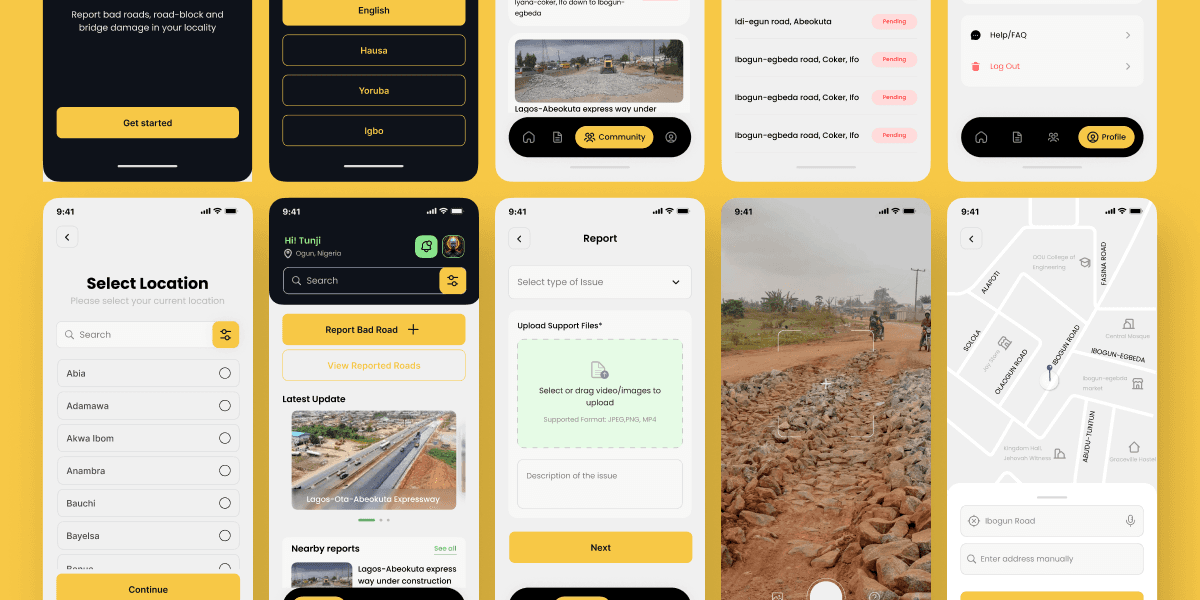 Project showcase laptop mockup