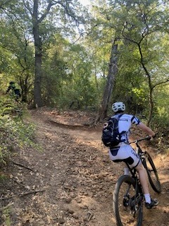 MTB cycling at Northshore Trail in Flower Mound