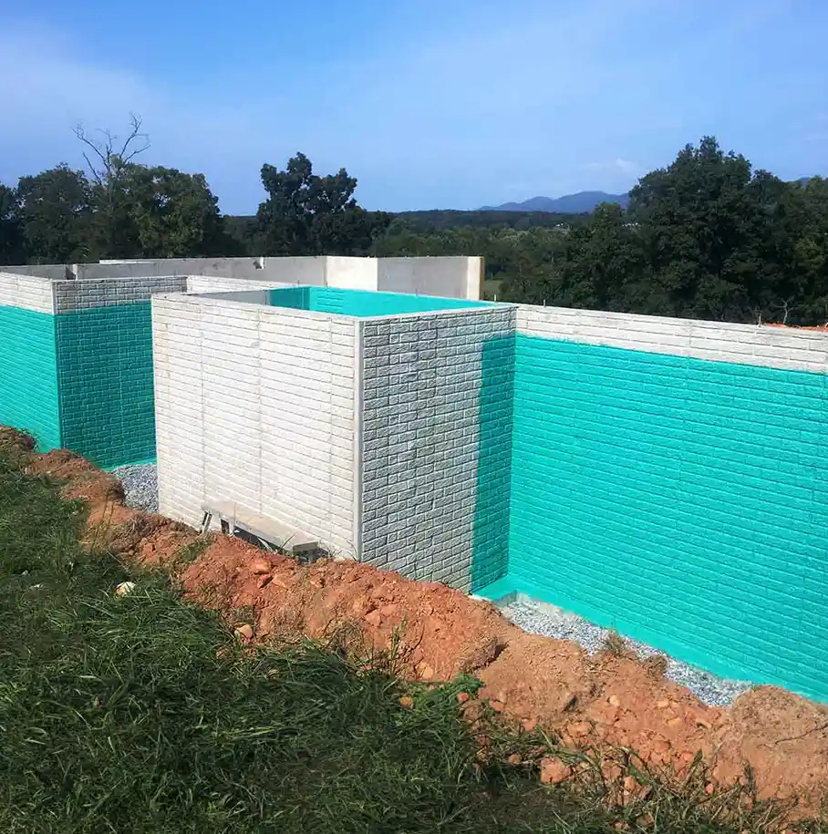 A photo of a science lab with teal green liquid in a beaker