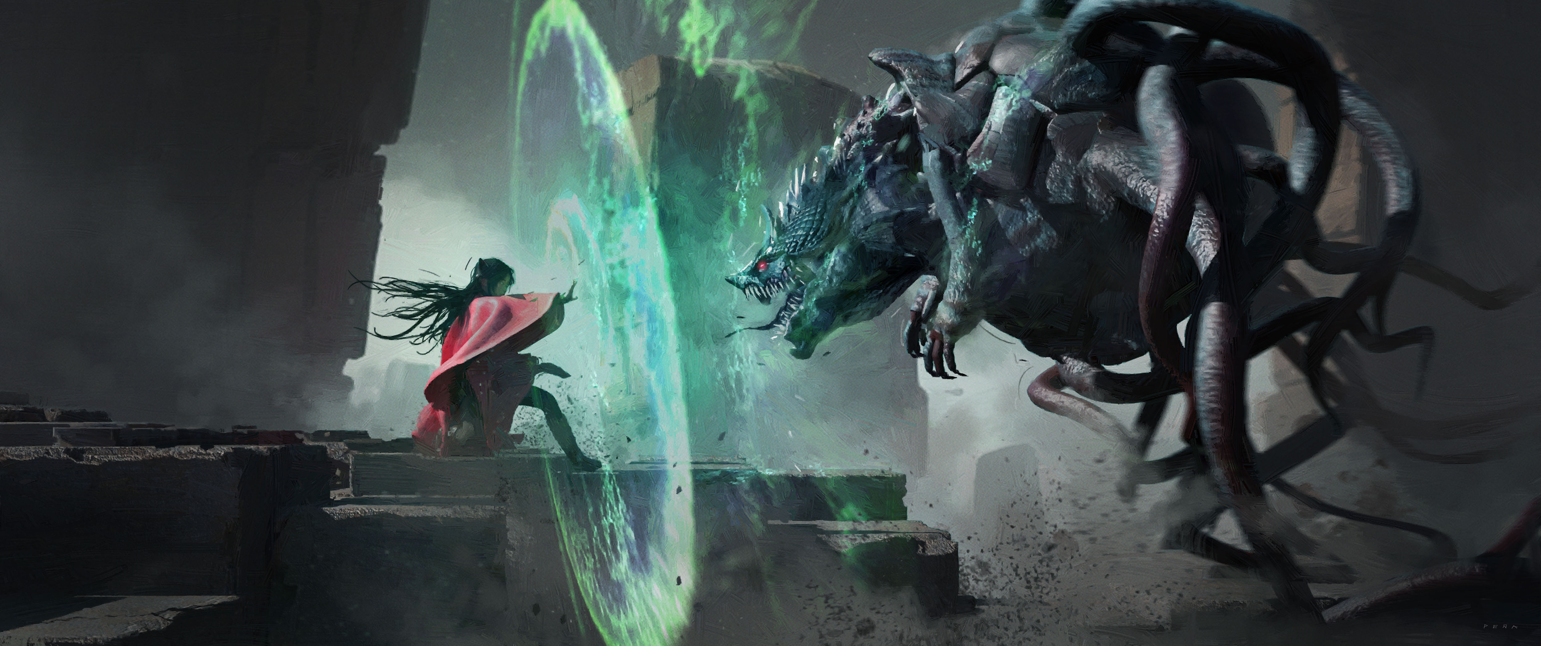 Tigris & Michis world-building – visual storytelling of sacred beings and ancient legends