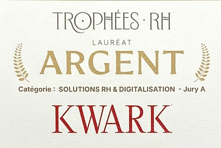 Logo des Trophées RH  pour la médaille d'argent en solution RH et digitalisation