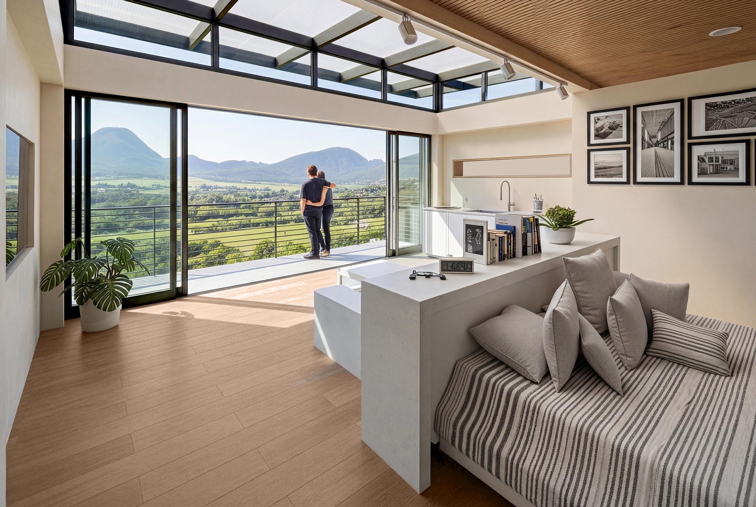 Casa "Mirador" Front Entrance Render