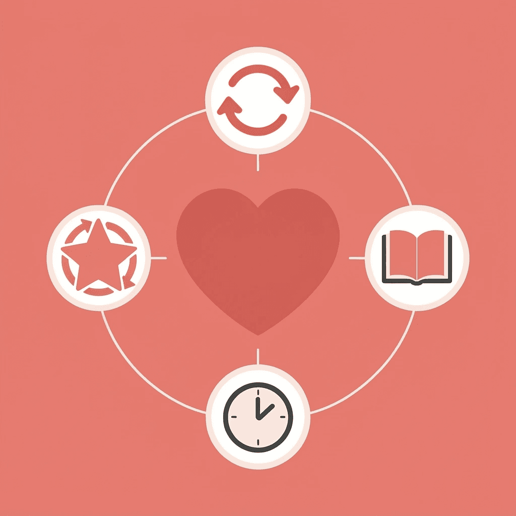Network diagram showing Lagree workout at center connected to strength training, cardiovascular endurance, and muscle engagement