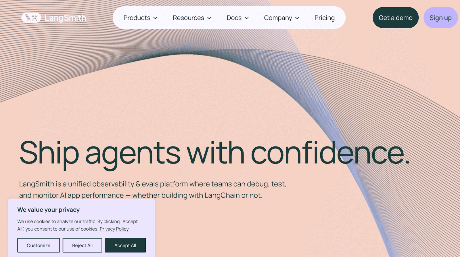 LangSmith Homepage