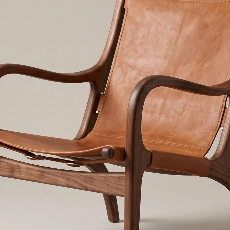 Tove lounge chair, close-up