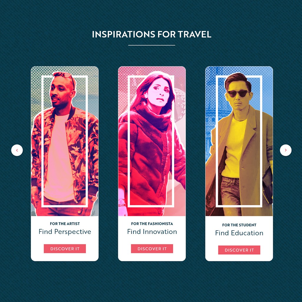 Discover Sevn Inspiration Section