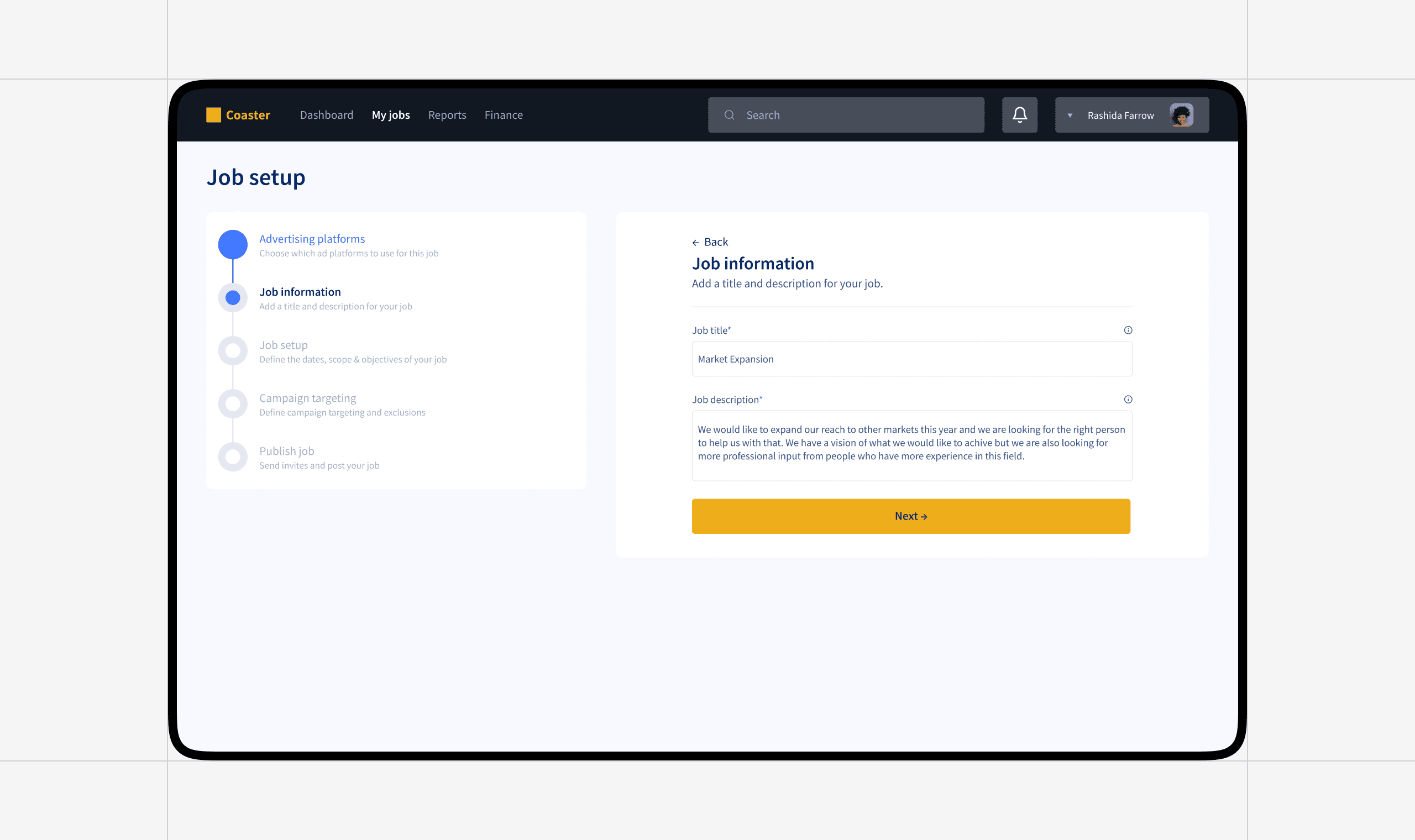 Case study image showcase
