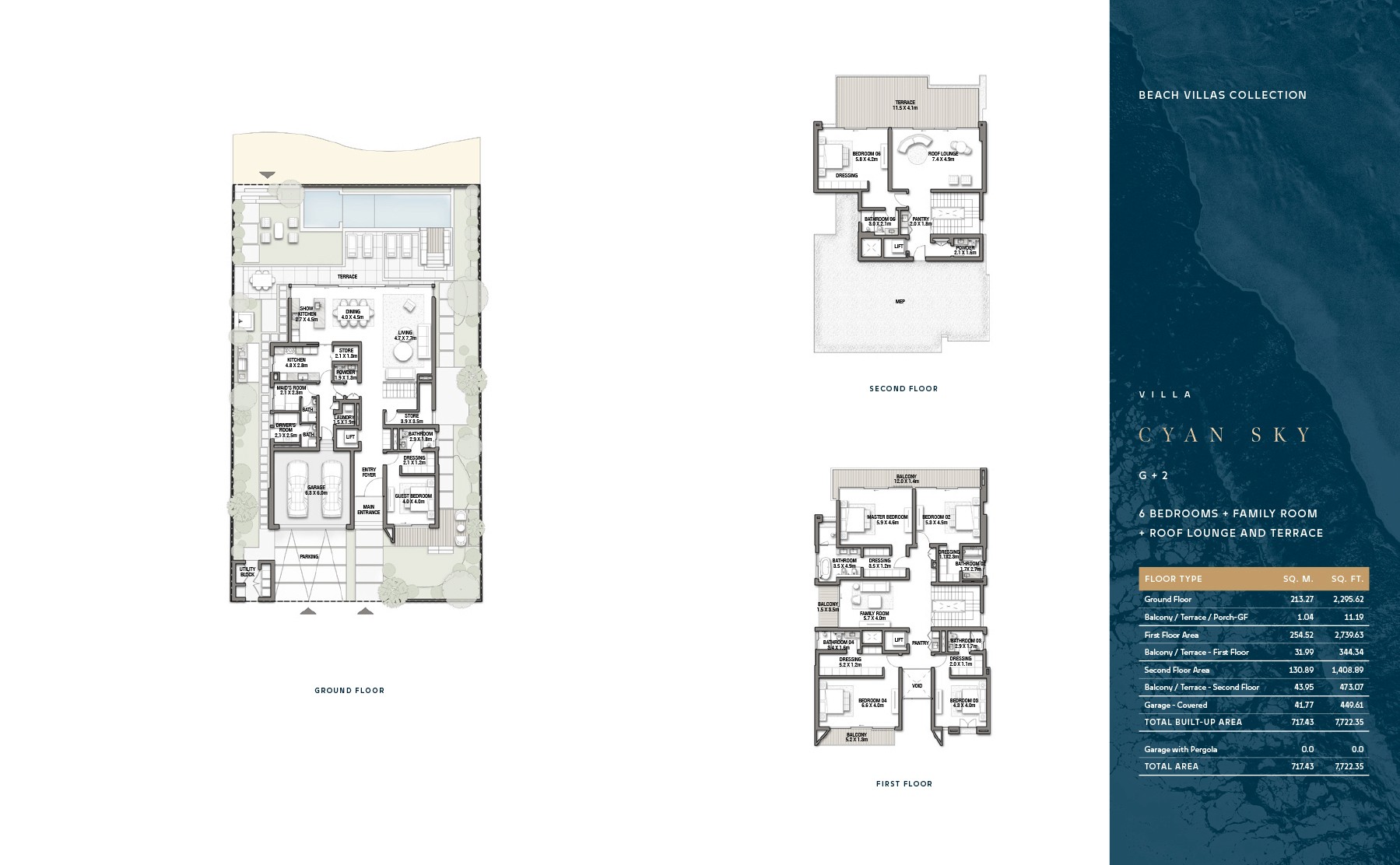 Villa Cyan Sky Floor Plan