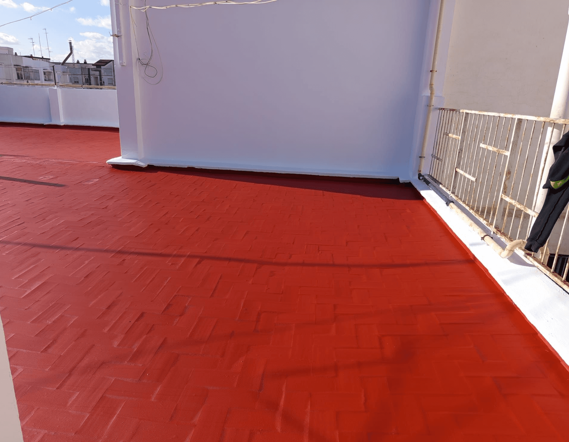 Cubierta impermeabilizada