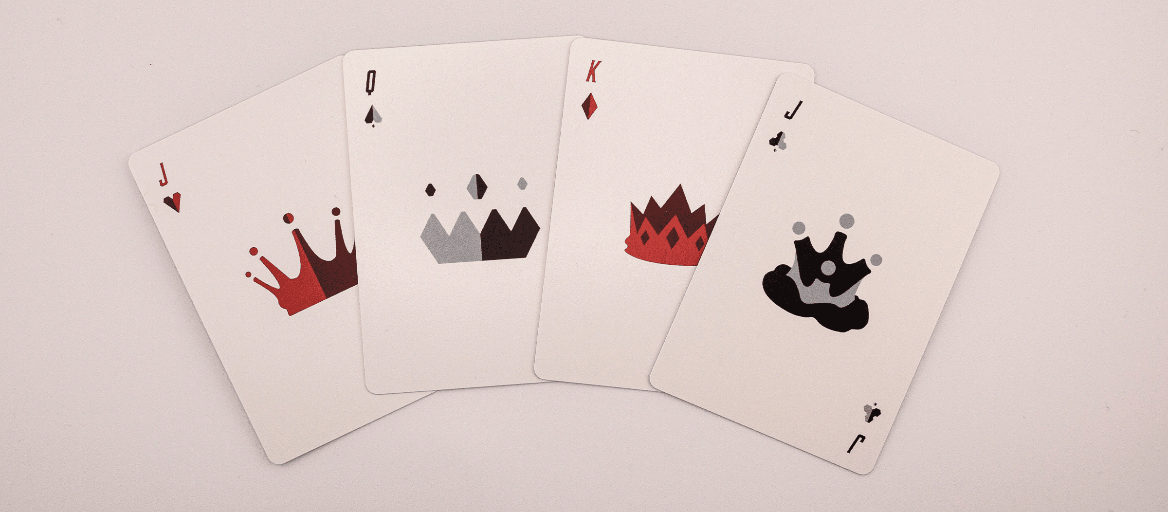 Hazard iconography on a card face