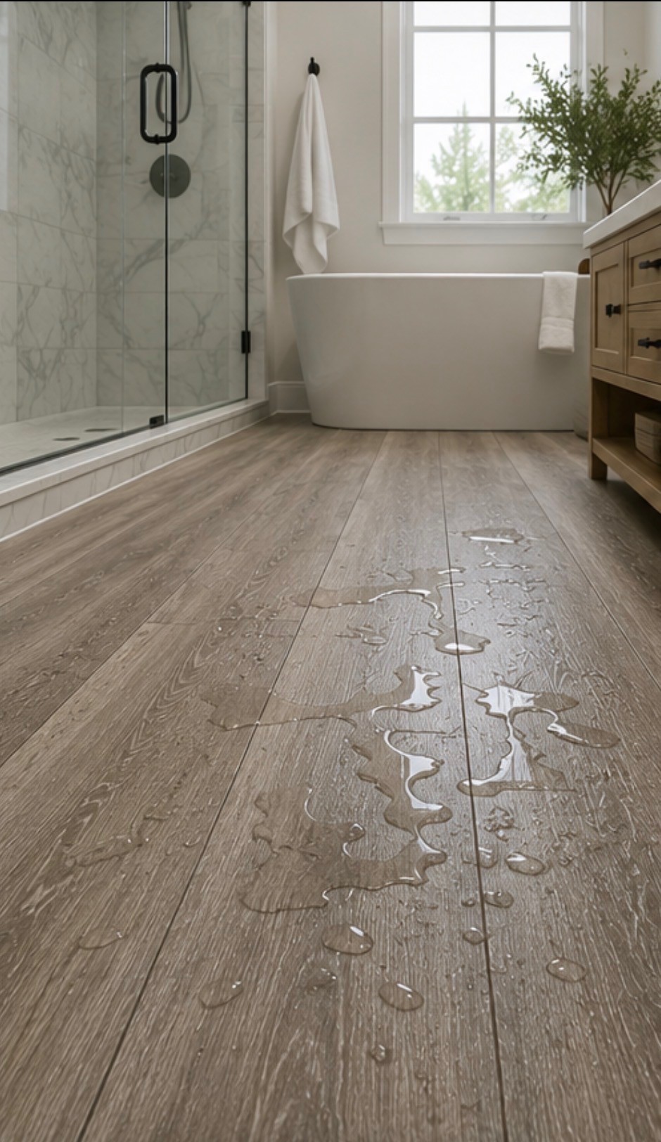 Solid hardwood flooring
