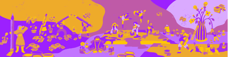 A group of people playing with different colors

Description automatically generated with medium confidence