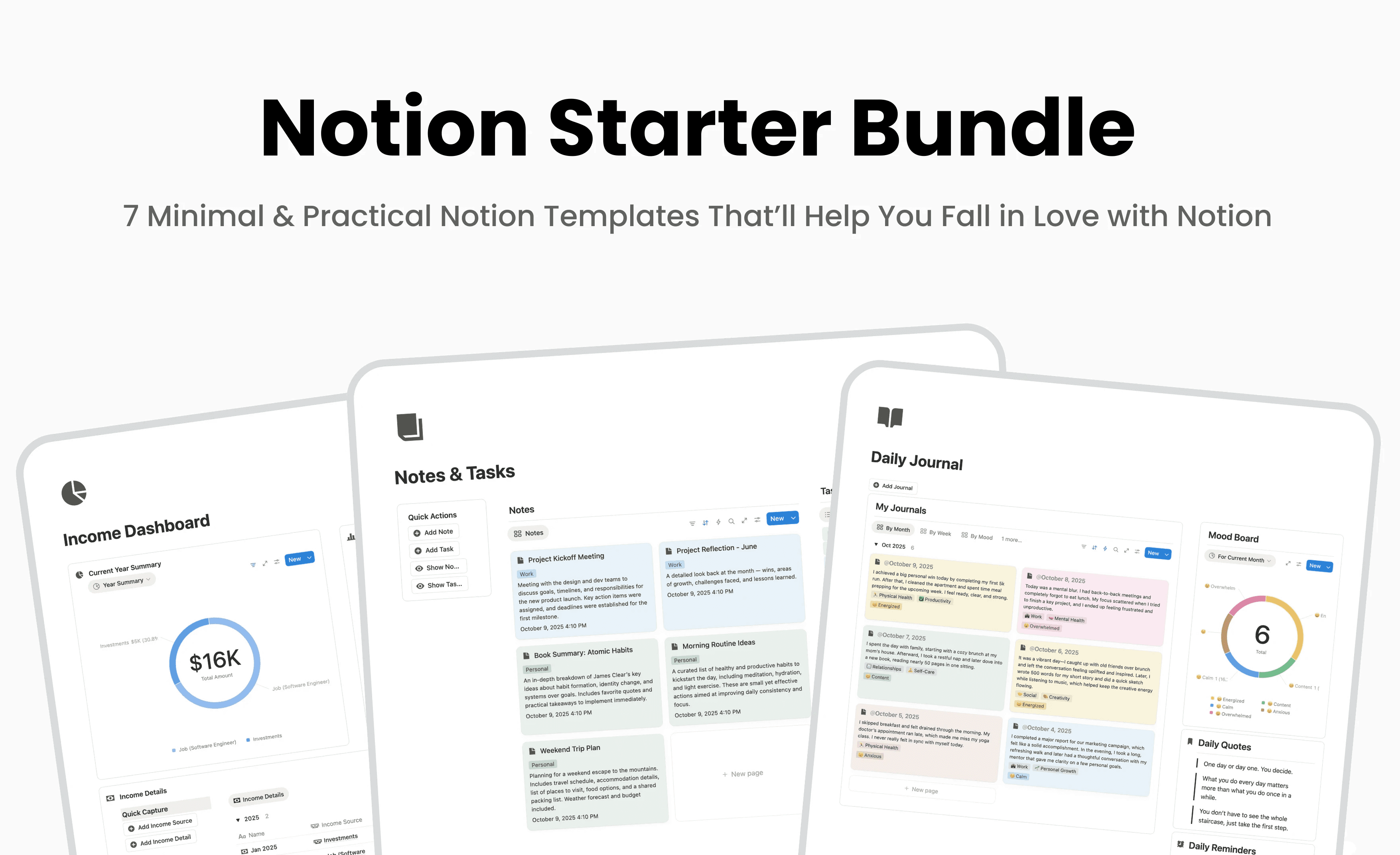 notion begineer bundle