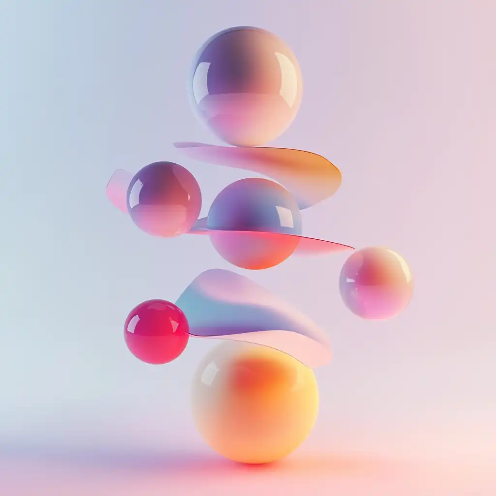 Balanced glass spheres