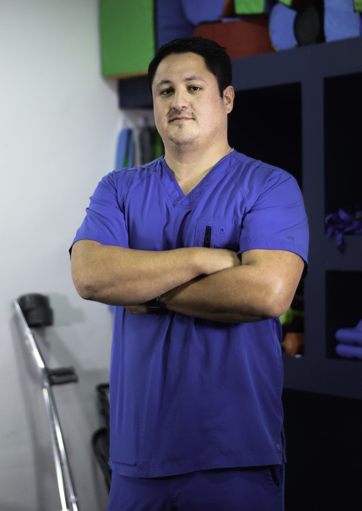 Ricardo Samaniego, fisioterapeuta.