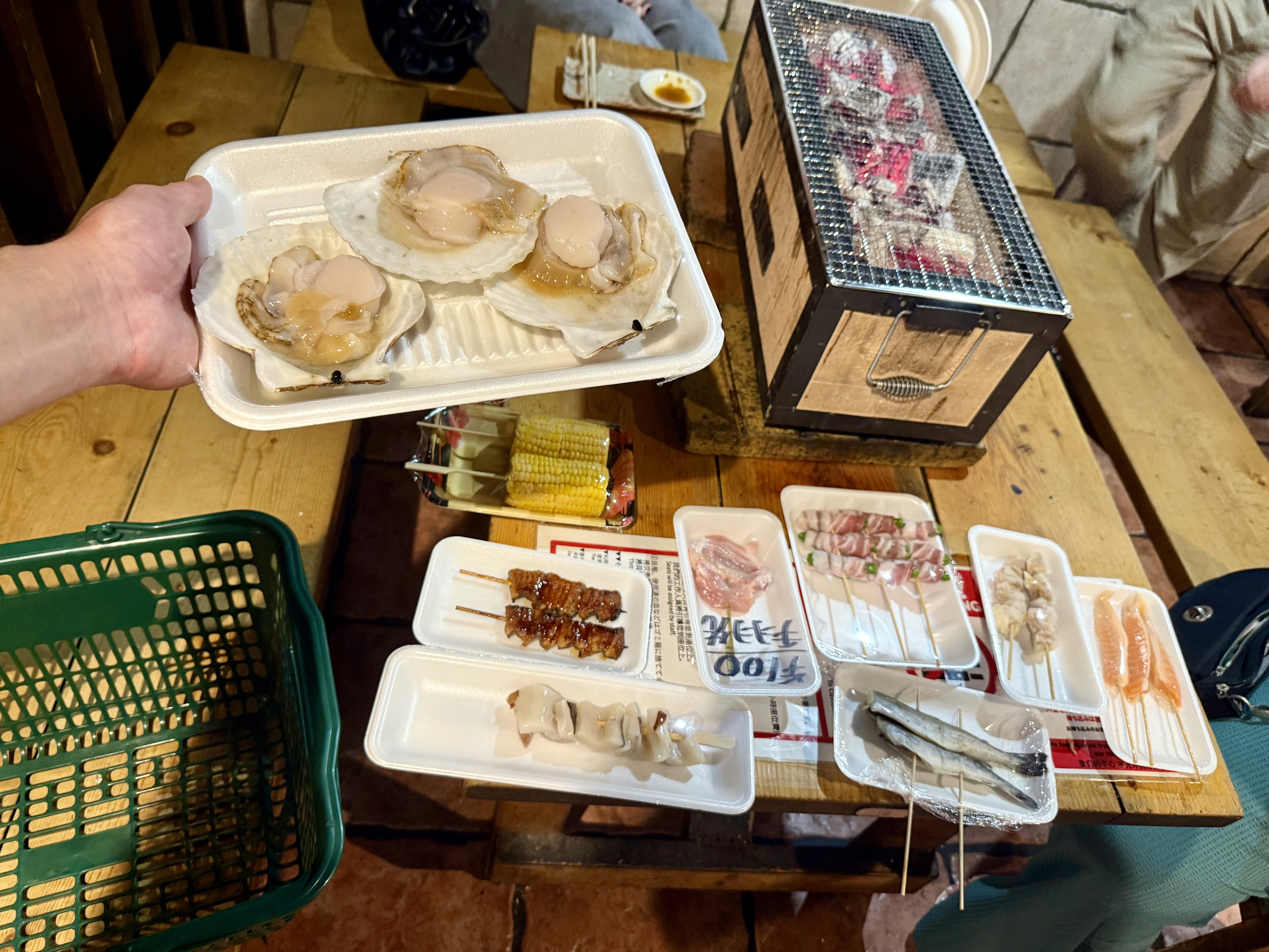 Seafood meal in Aomori