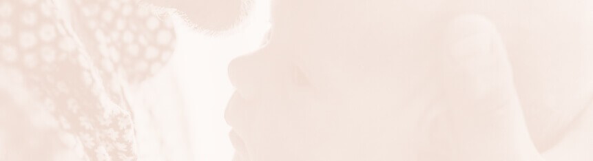 baby kissed on forehead