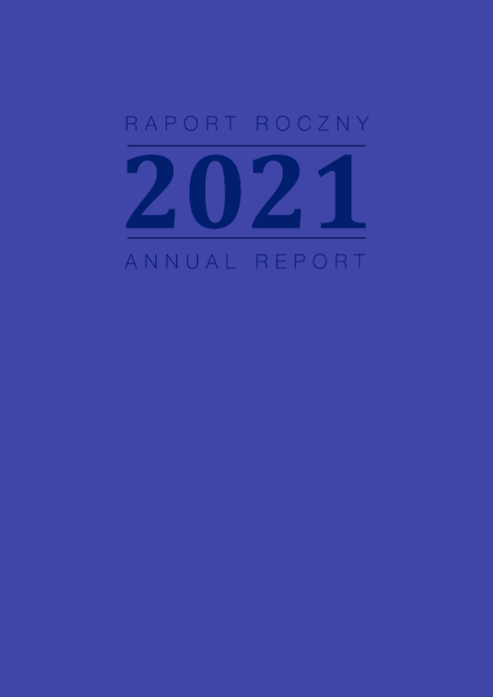 annual report 2021 cover
