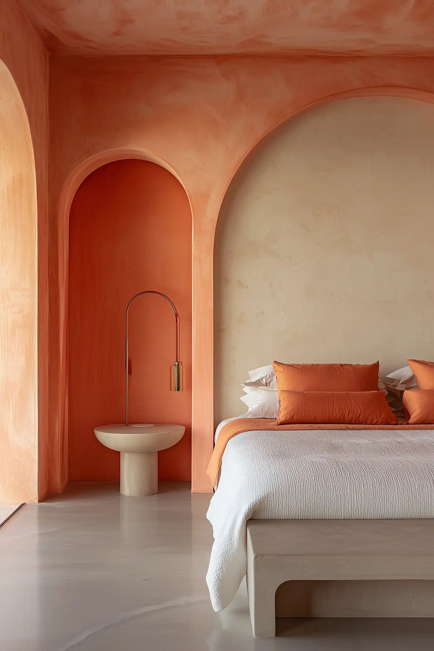 Cozy bedroom featuring a master bed, bedside lamps, and neutral tones