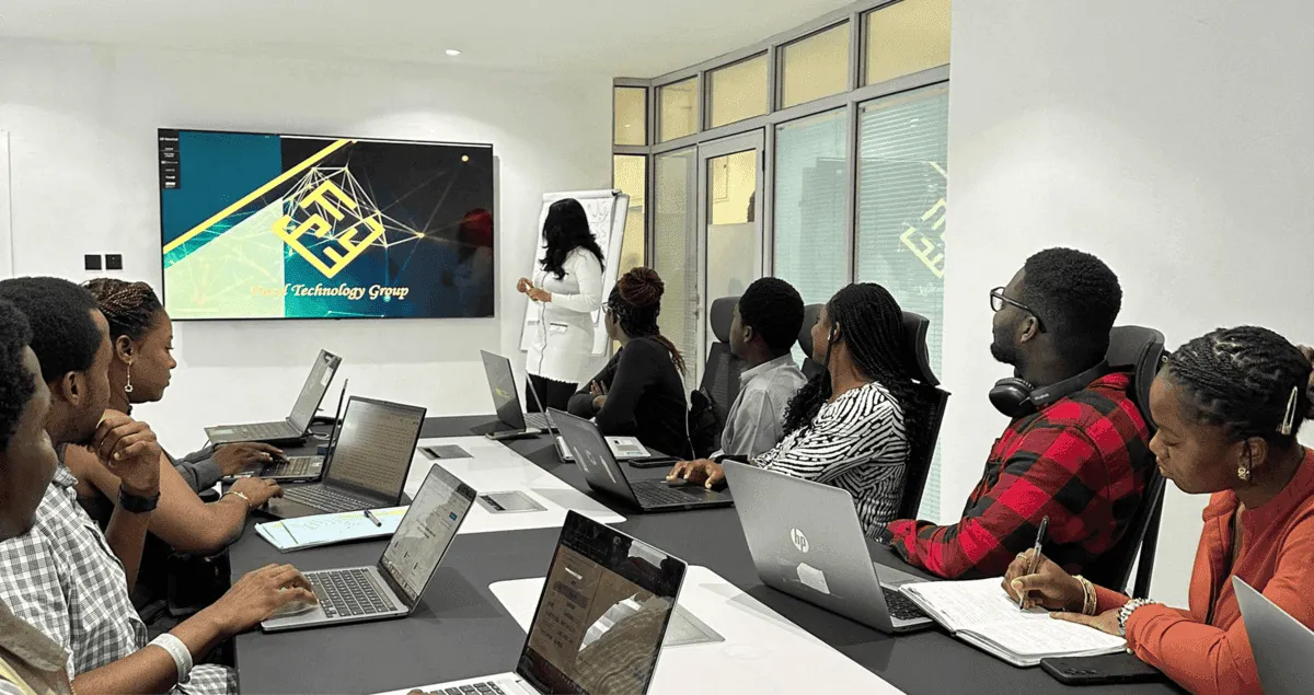 Fasyl Group Team Meeting in conference room