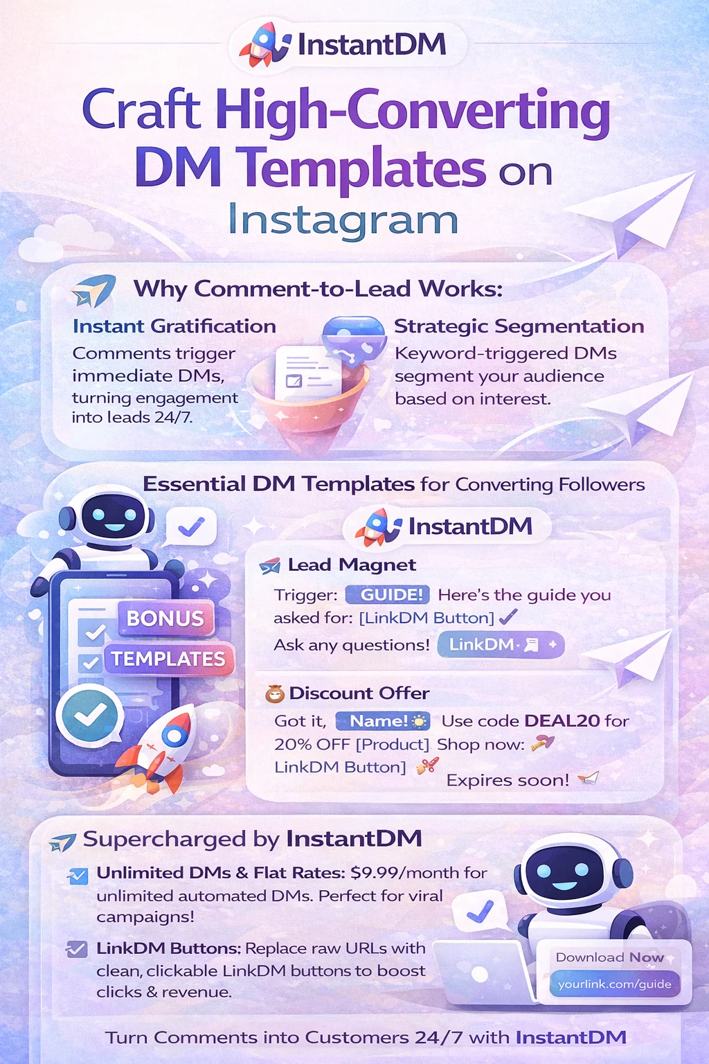 Ultimate DM Templates for Comment-to-Lead Instagram Auto DM