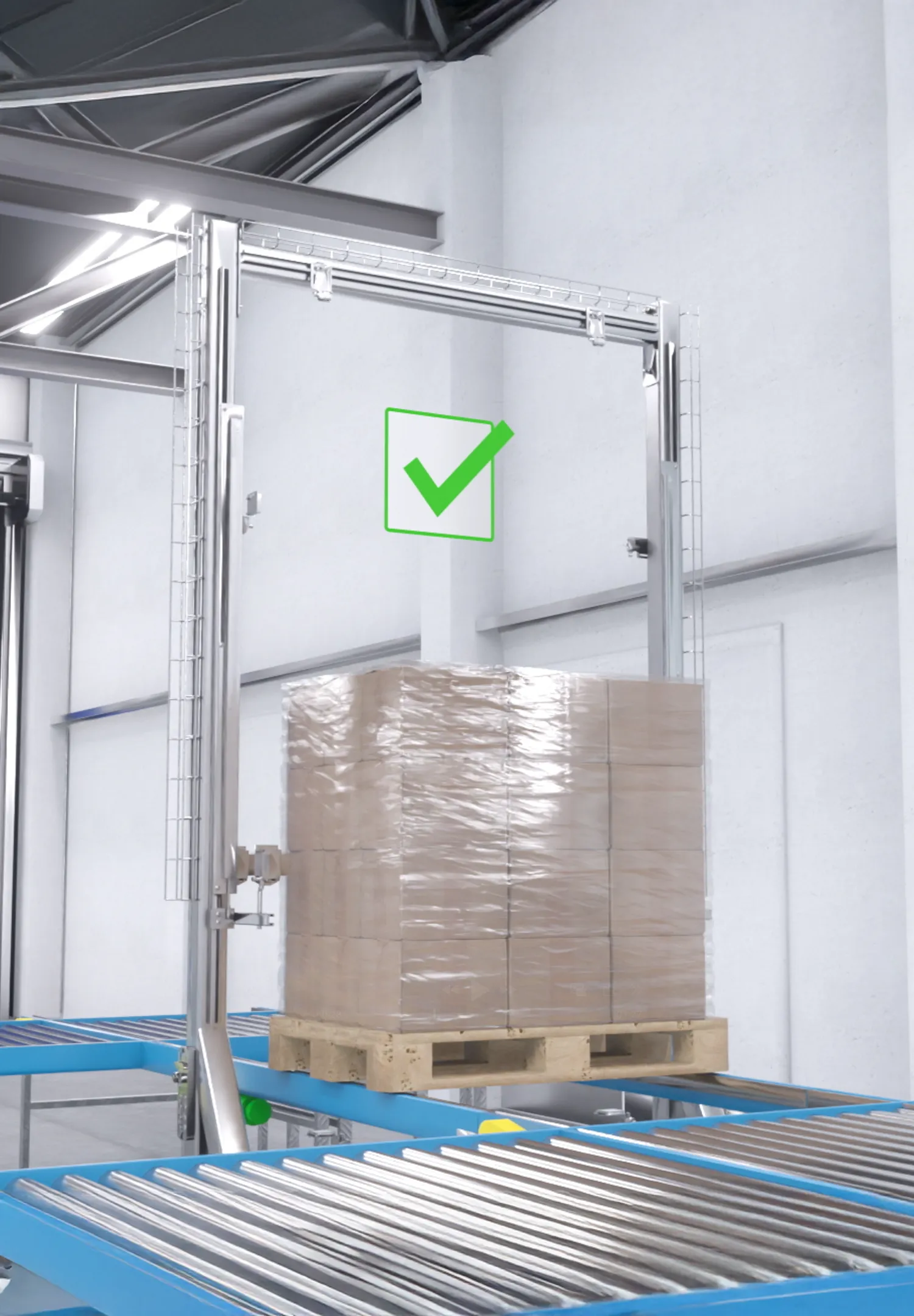 Image from a virtual reality film explaining an assembly line (1)