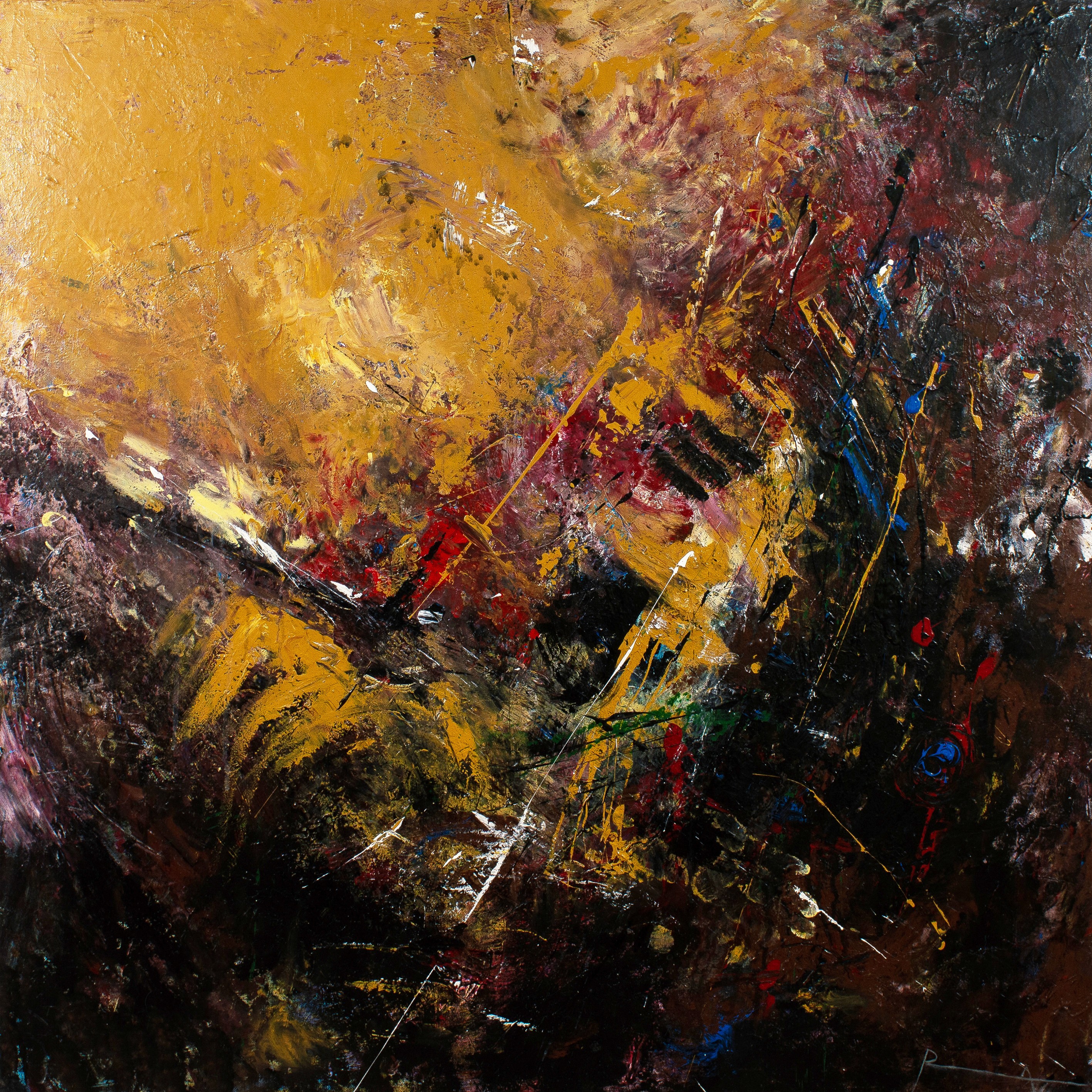 La tempête - 90x90cm - 2014