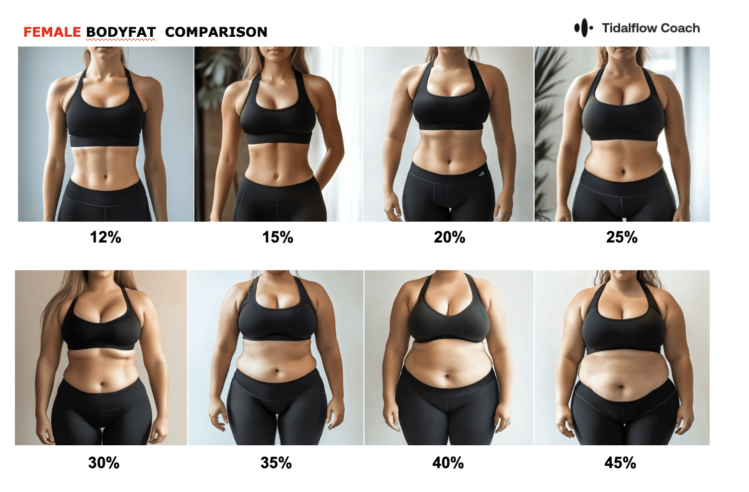 Body Fat Percentage Visual