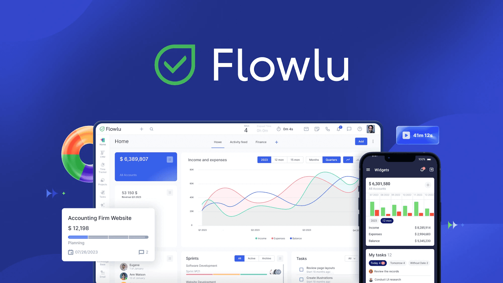Flowlu - Unlock robust project management and CRM