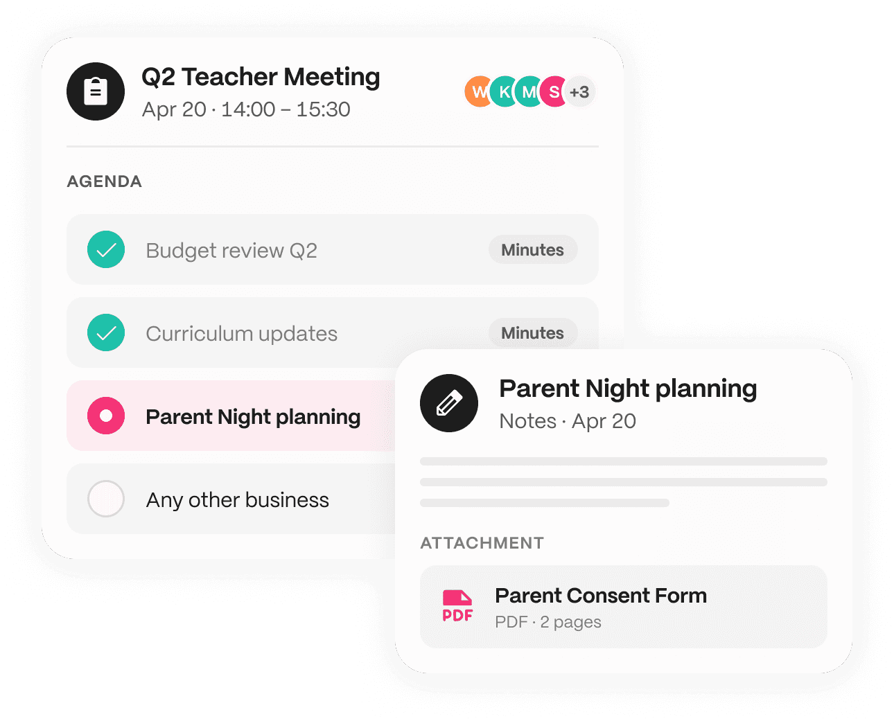 Meetings and minutes
