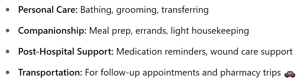 Types of Home Care After Rehab: