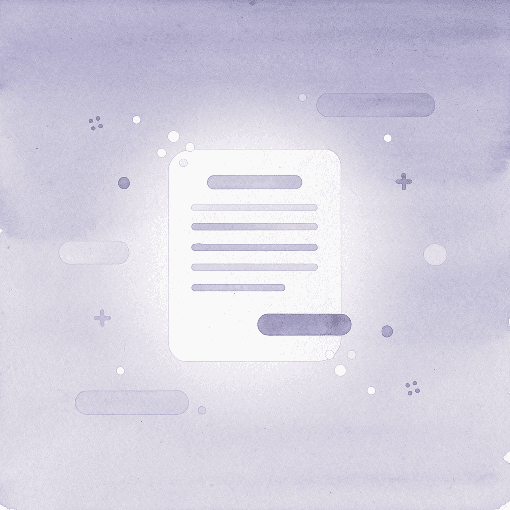 Contract icon representing the operating agreement as the foundation for LLC dissolution