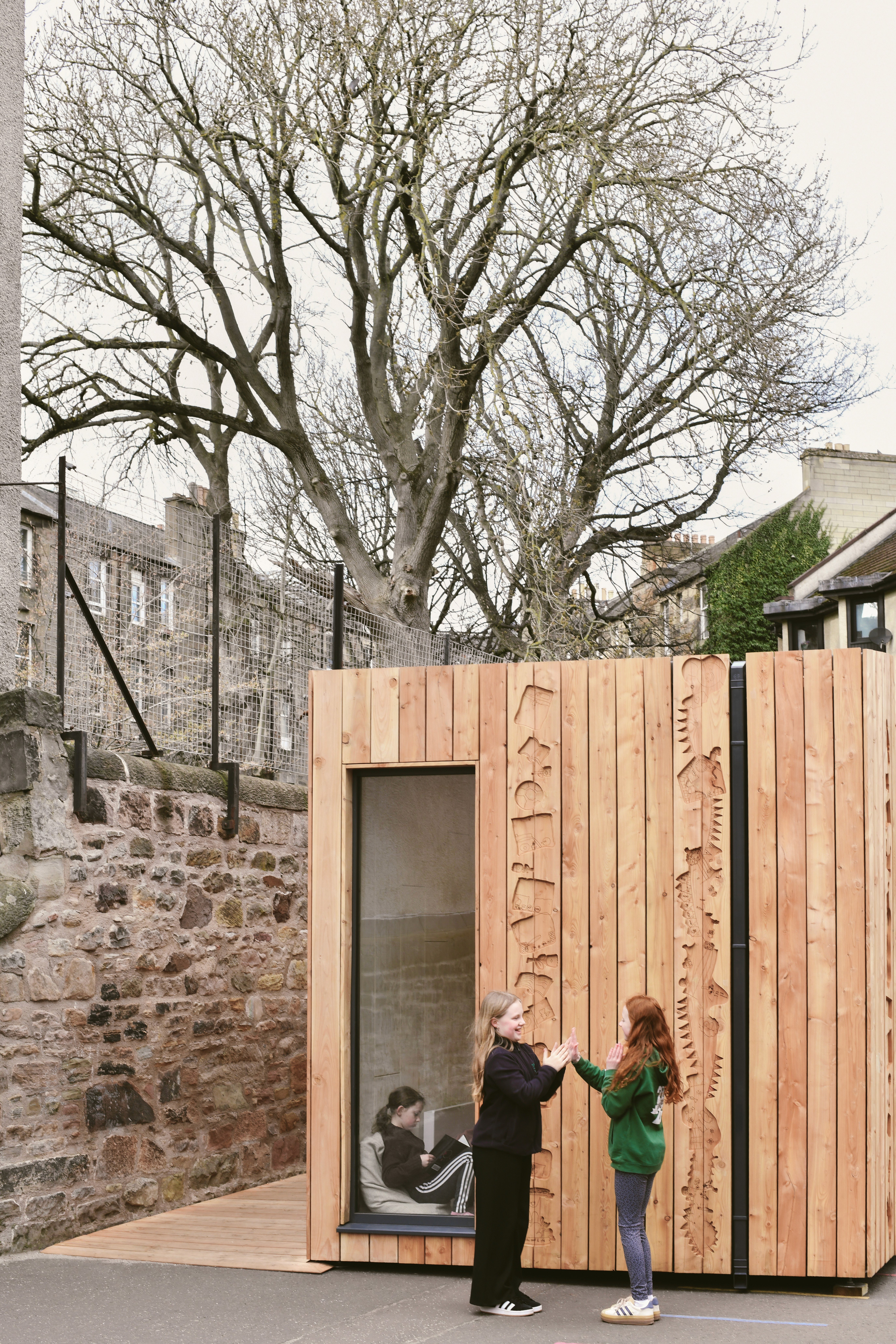 Tiny Changes wellbeing cabin designed by S+Co and Corr cabins - photography by Ellie Morag