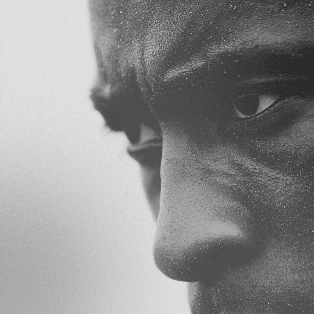 Haptic visual study of wet wool texture, Volcanic dust interaction, Material science visualization, Tangible Digital Reality, Engineered by Aventi