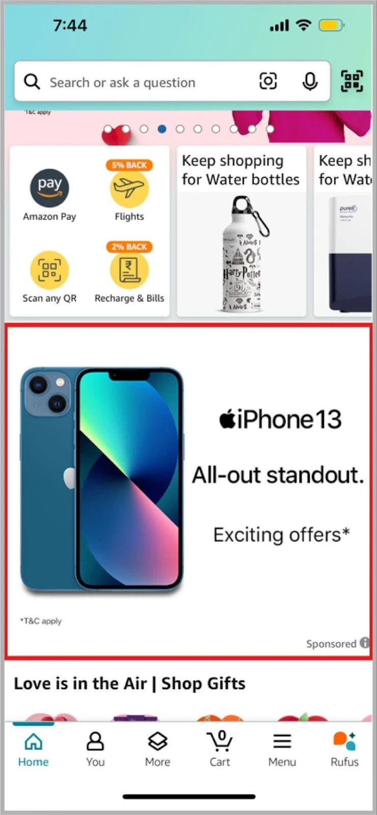 Sponsored display ad on mobile @@ Sponsored display ad on mobile