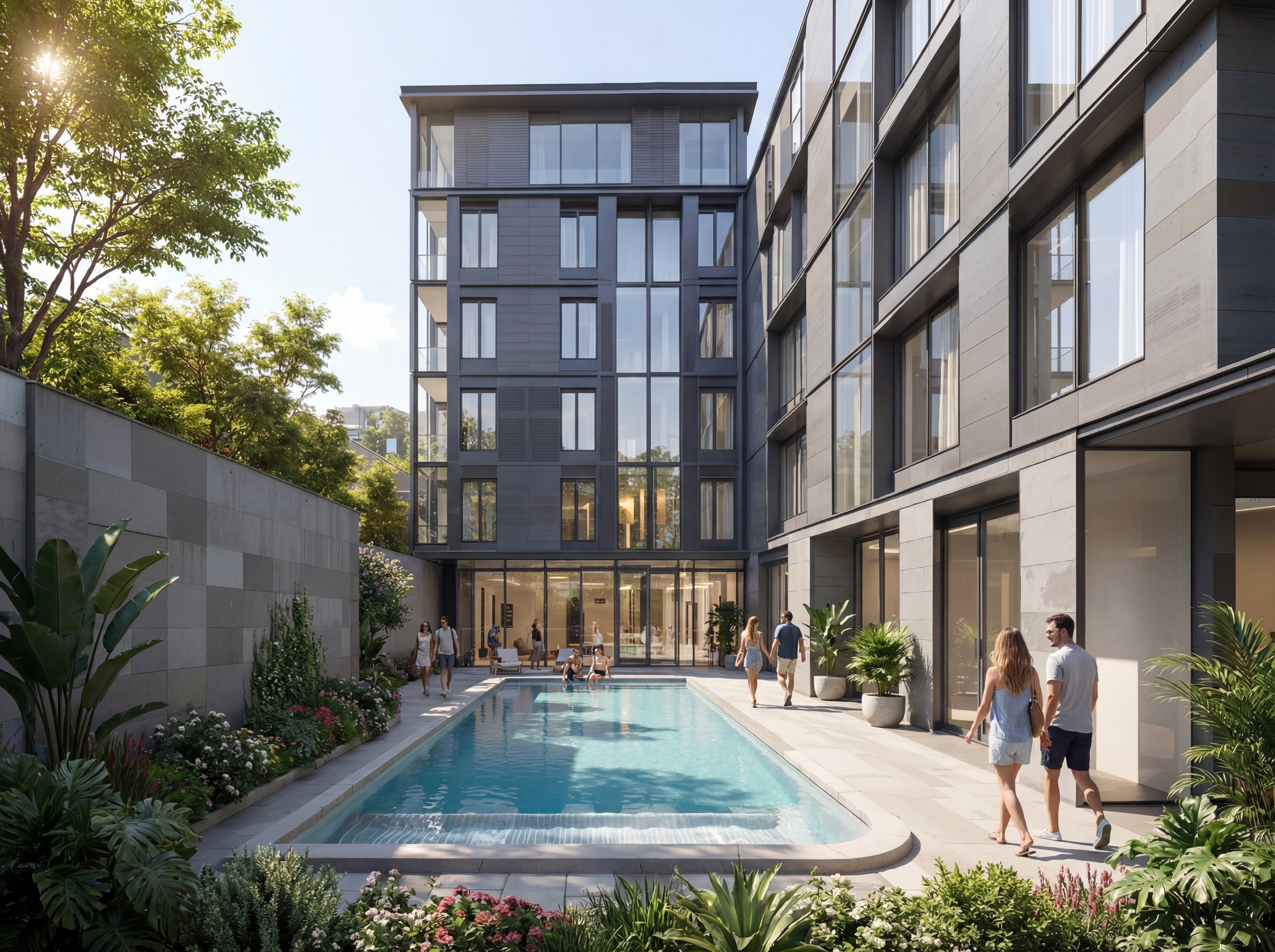 Архитектурная визуализация гостиницы Yakkasaroy