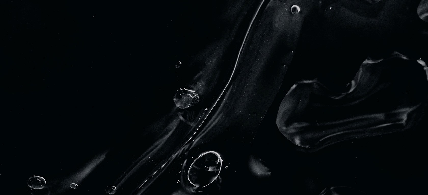 Dark background of water.