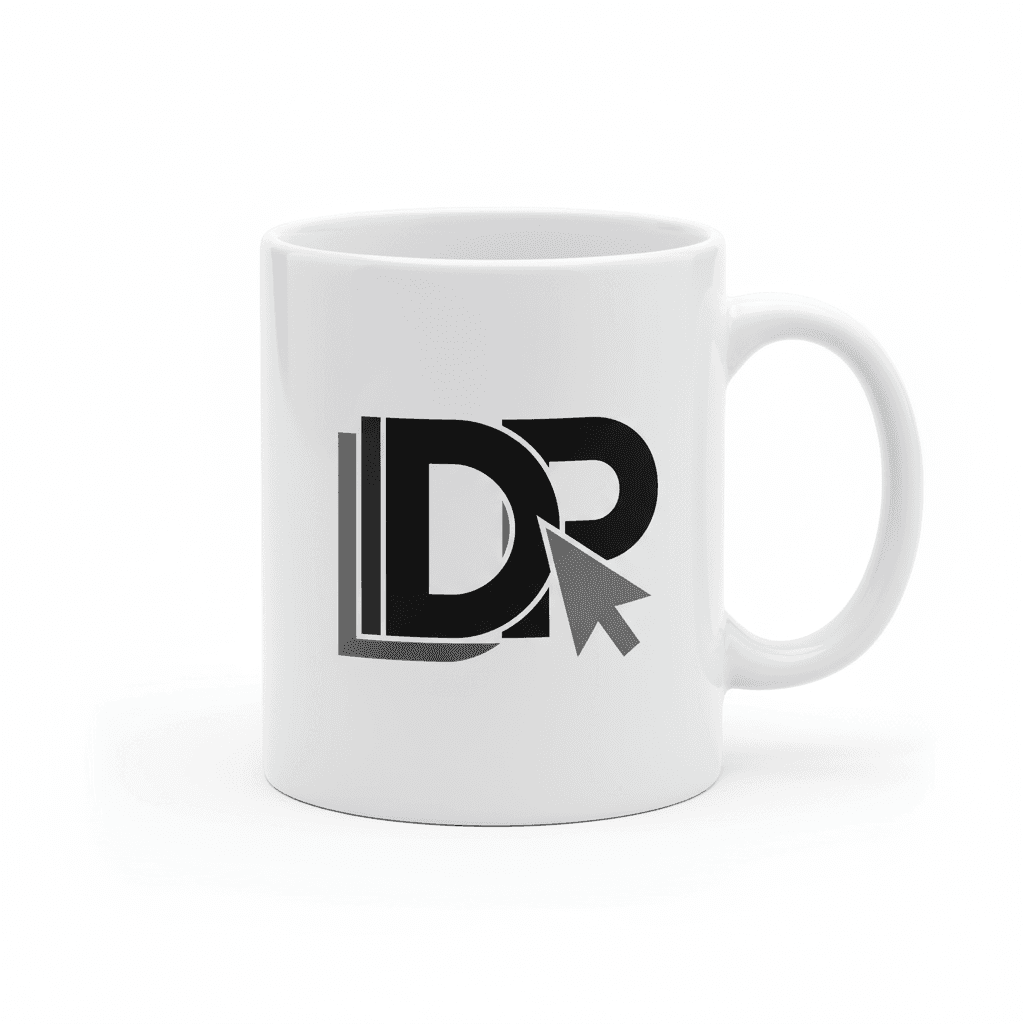logo on a mug