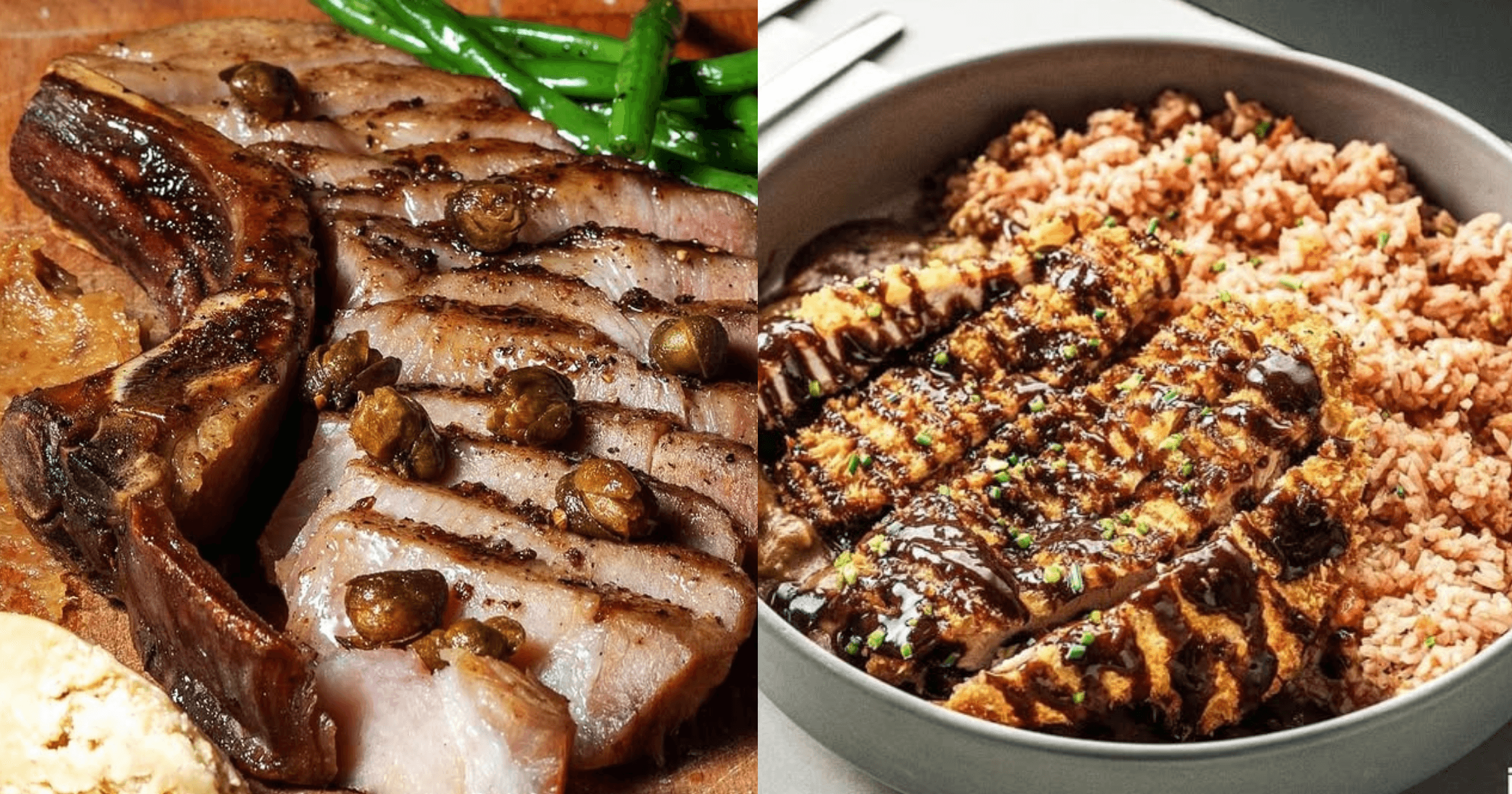 Foods offered at The Weekend and Ilaputi Cebu Philippines