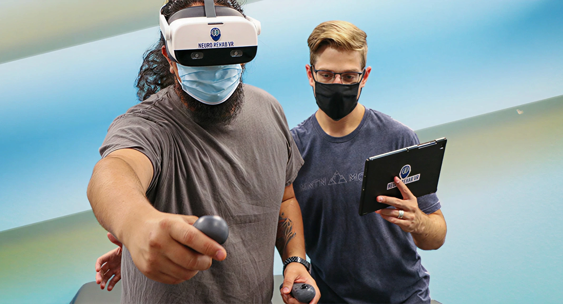 Virtual reality rehabilitation for stroke patients and neurological recovery through immersive motor function exercises.