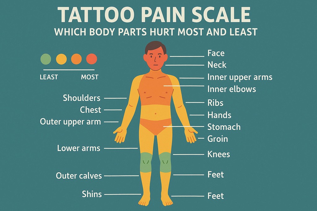 Tattoo Pain Scale: Which Body Parts Hurt Most and Least | Grand Avenue