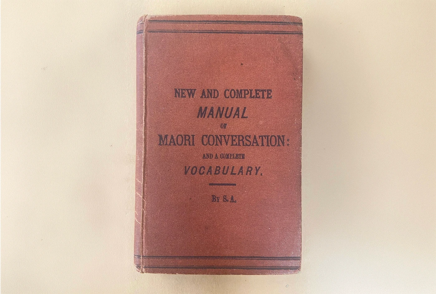 Maori conversation vocabulary book