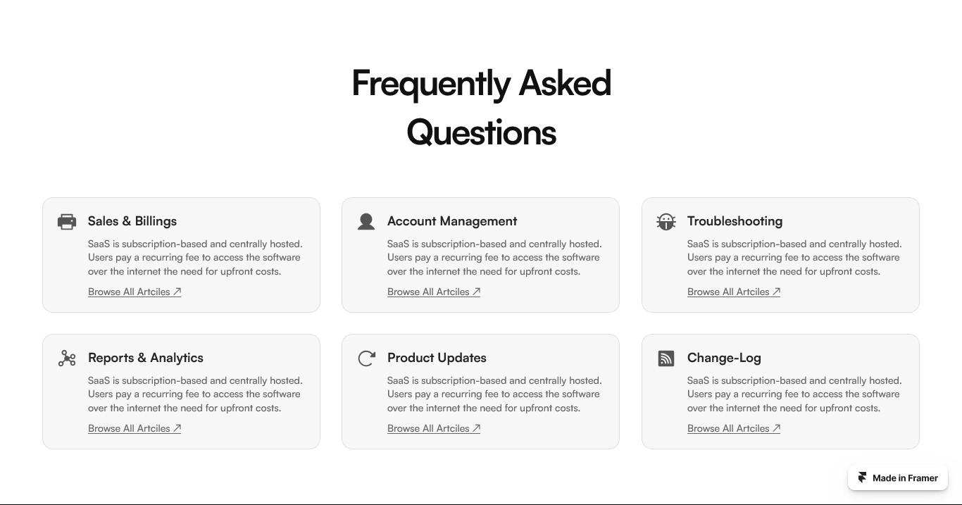 Framer FAQ Section v18