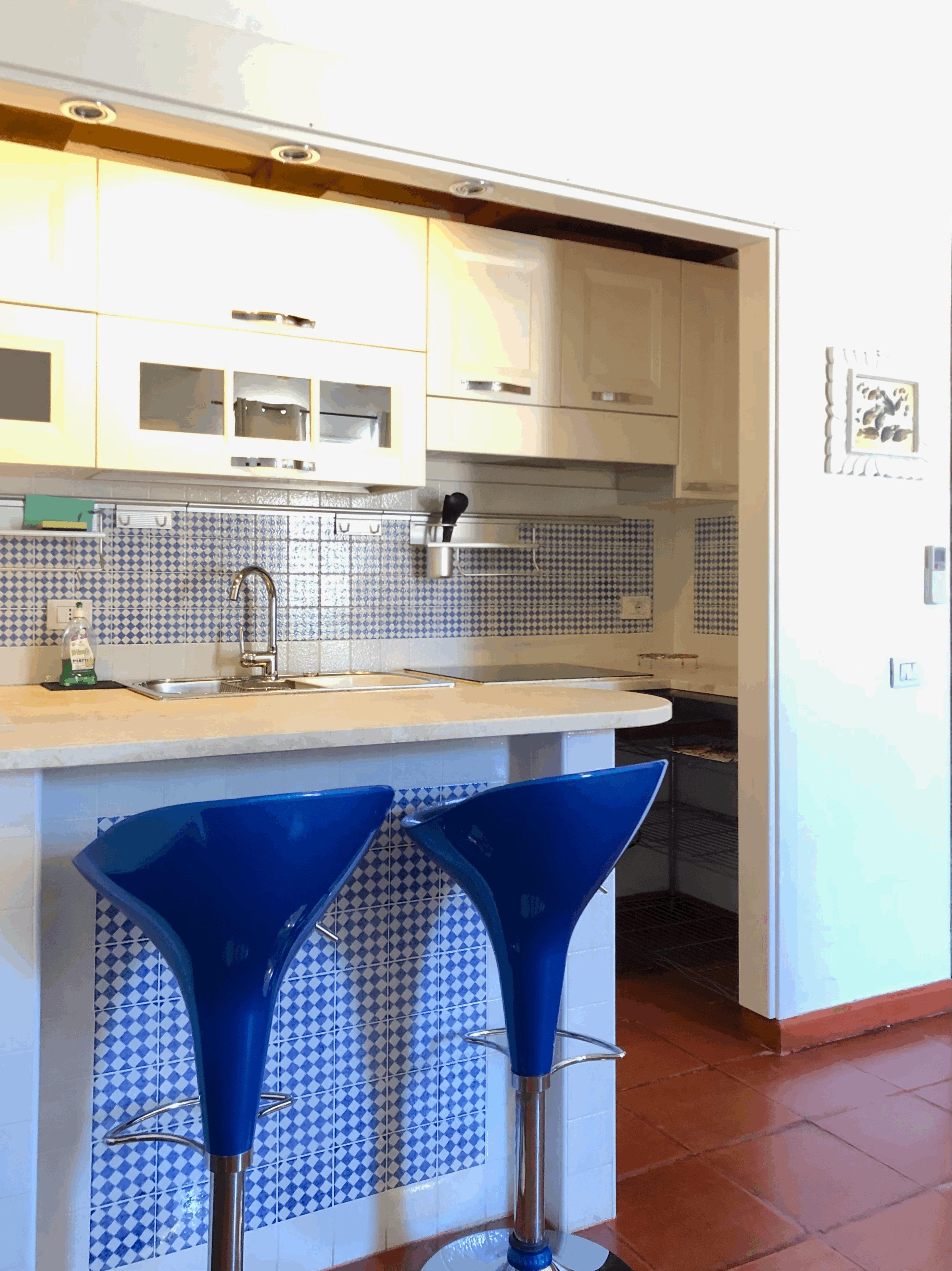 Angolo cucina attrezzato del Bilocale Casa Lia