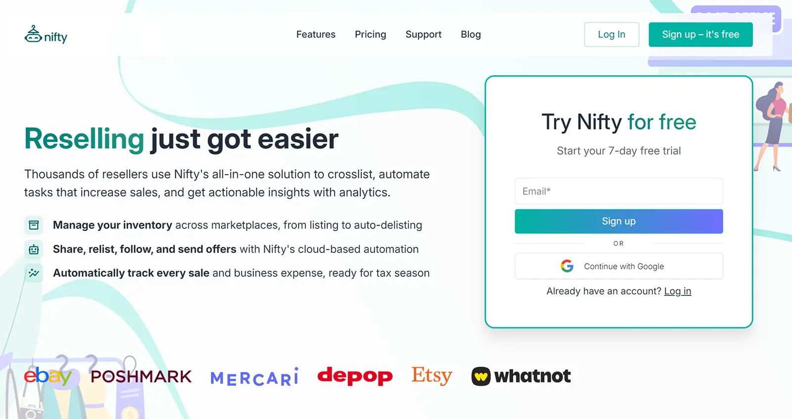Nifty Homepage