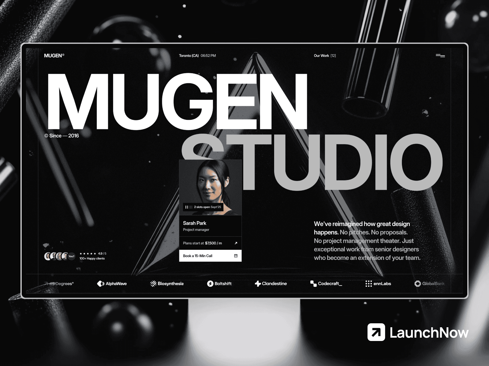 Top 15 Portfolio Templates - Mugen