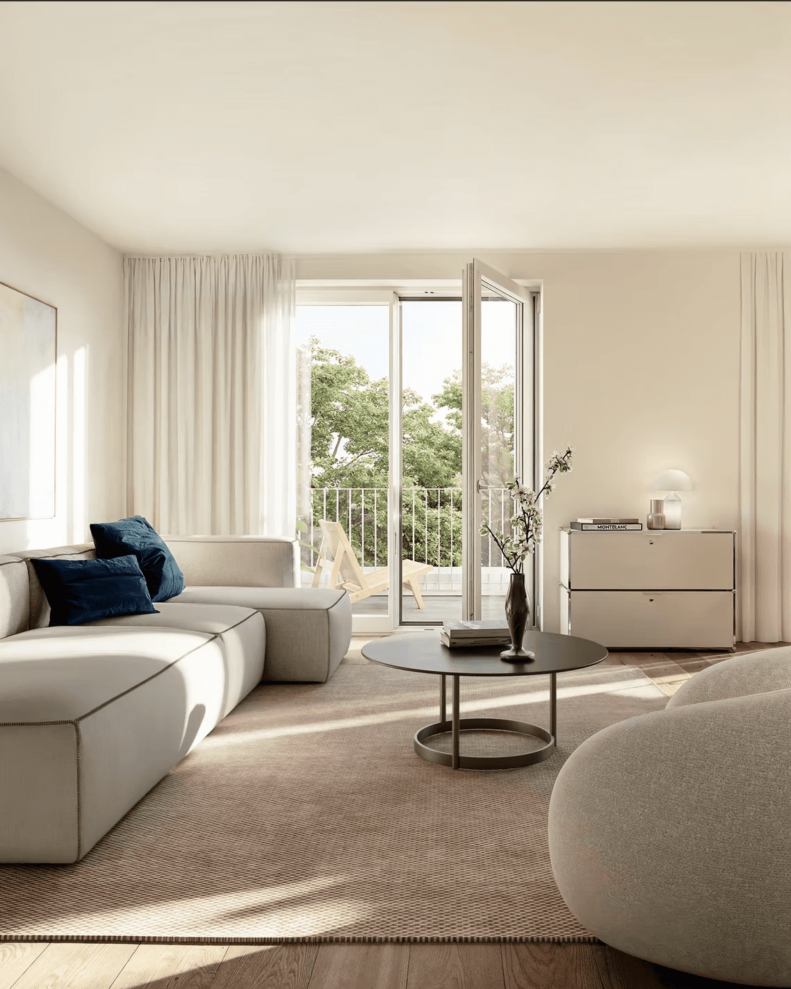 Image of a modern bedroom