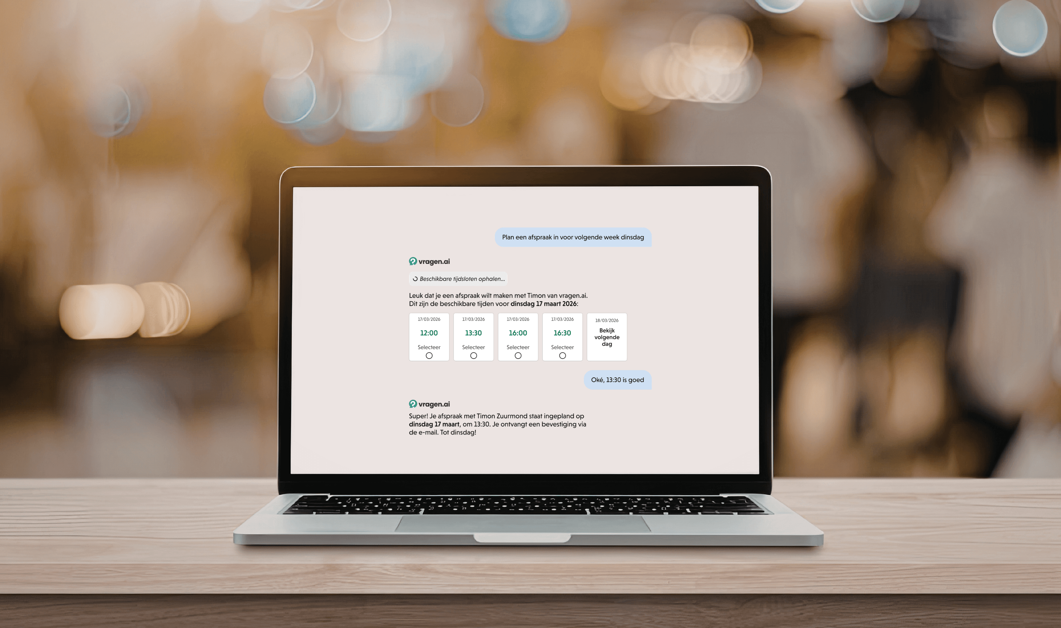 MCP, widgets en agents in vragen.ai