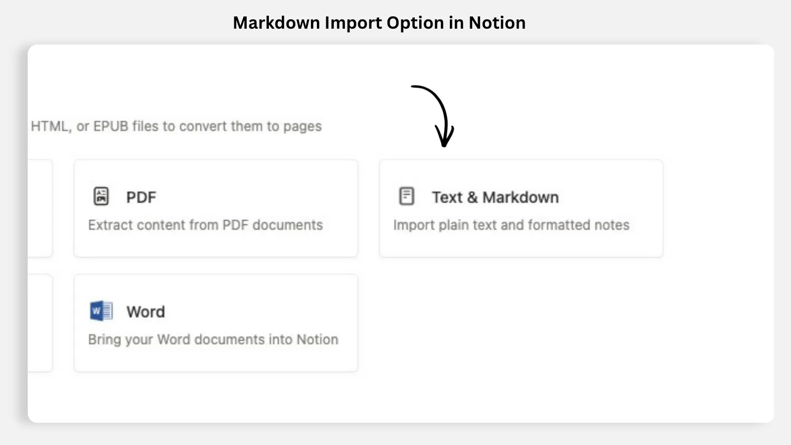 Import Markdown to Notion
