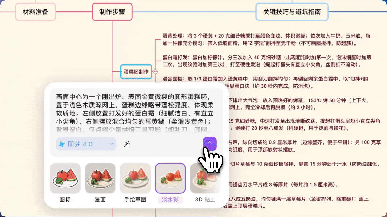 生成图像过程图示